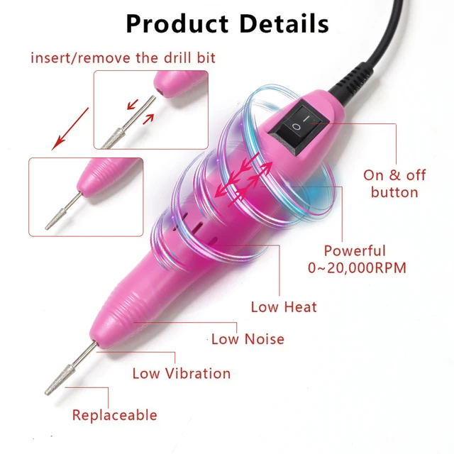 LINMANDA 20000RPM 電動ネイルドリルマシンマニキュアネイル
