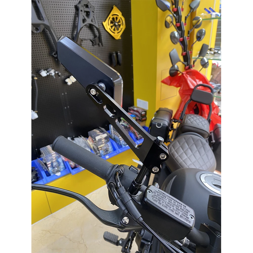 오토바이 개조 백미러, 탈착식 소형 미러, 전기 자동차 리버스 미러