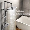 1 Piece Bathroom Wall Mounted Shower Set Multifunctional Practical Shower Kit Four Outlet Adjustable Water Pressure Temperature 3