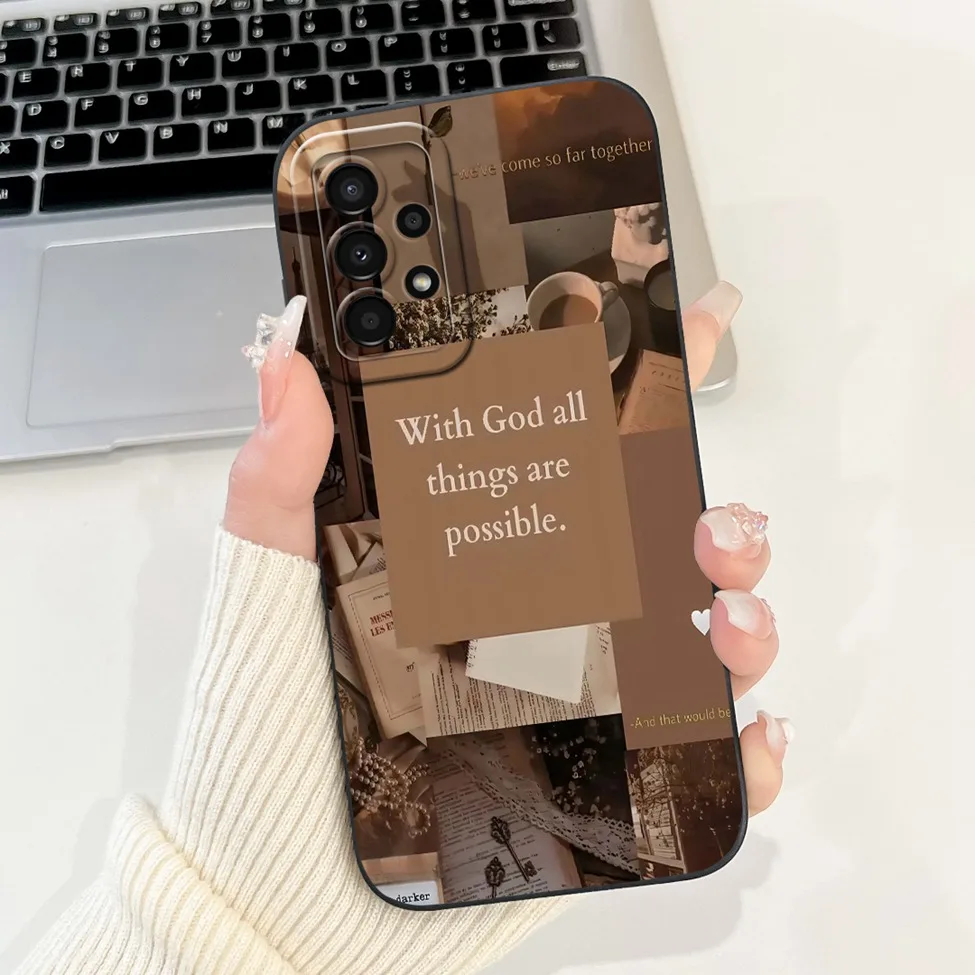 For Samsung A13 4G Case A135F Silicone Cute Fashion Butterfly Flower Love Painted Cover For Samsung A13 Galaxy A13 4G Phone Case