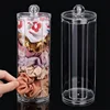 Acrylic Multifunctional Jewelry Container Cosmetic Makeup Cotton Pad Organizer Travel Cosmetic Storage Case Sundries Storage Box 1