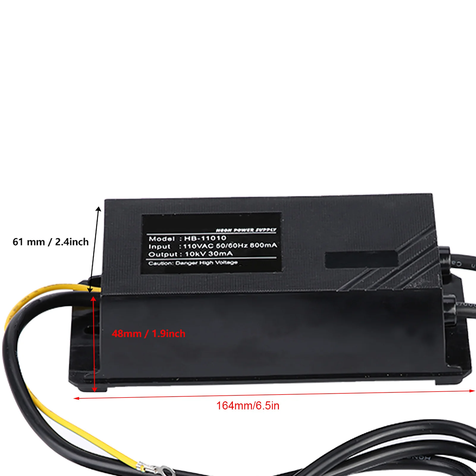 10KV 30mA 블랙 네온 전자 변압기 전원 공급 장치 정류기 키트 미국 플러그 110V