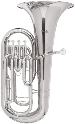 Nickel Plated B Flat Euphonium with Stainless Steel Pistons