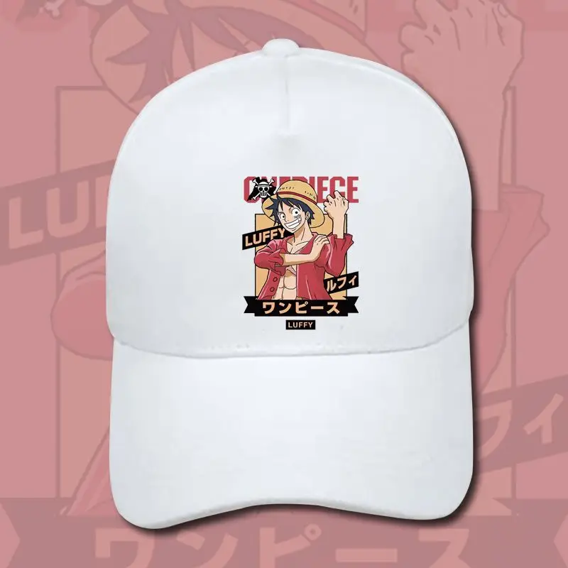 

Luffy Baseball Cap New One Piece Zoro Nami Usopp Anime Peripheral Creative Couple Student Fashion Versatile Cotton Sun Visor Cap