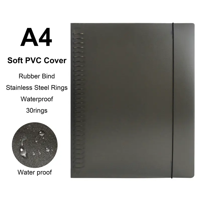 A4/B5/A5 Loose Leaf Refill Binder Notebook Blank/Line/Grid/Cornell Replacable Metal Ring Office&School Supplies Stationery - Image 25