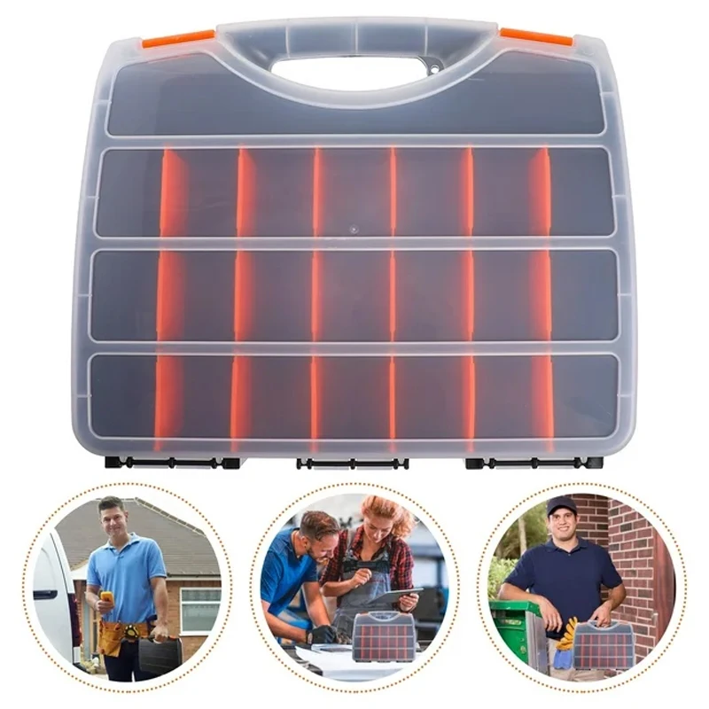 Plastic Toolbox Tools Storage Box Organizer For Garage