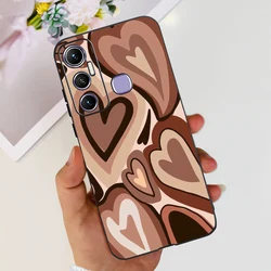 Cute Cartoon Flowers Silicone Soft TPU Phone Case - Enhanced Protection Bumper Cover for Infinix Hot 11 (656)