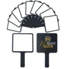 Wholesale Black Heart  Mirrors For Hair/ Cosmetic/Beauty  Boutique Customize Brand Logo Cool Cute Handle Square Mirrors  Vendor 5
