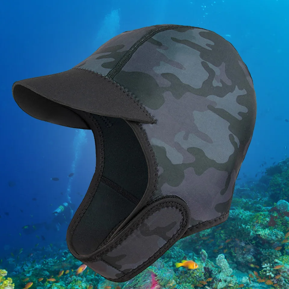 Neoprene Snorkeling Hood for Cold Weather Water Sports