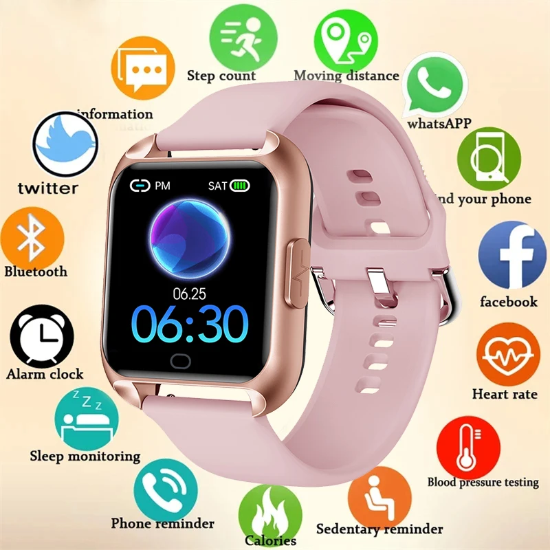Smartwatch ECG + PPG para homens e mulheres, pressão arterial, pulseira de rastreador de saúde, esportes, impermeável, Android, iOS, novo, 2022