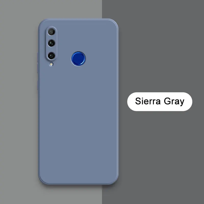 Luxury Square Liquid Silicone Soft Phone Armor – Full Protective Case