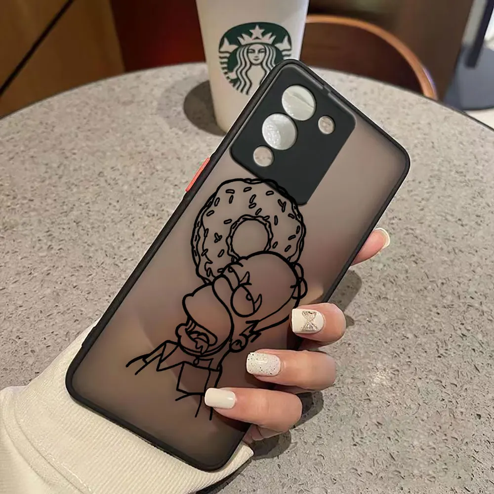 thumbnail image 1 of Funda mate para infinix NOTA 12 G96 11 10 8I 8 7 SMART 4 SPARK 8 8P 5 6 PRO S5 Funda Coque Capa Shell película Los S-Simpsons-S, 1 of 5