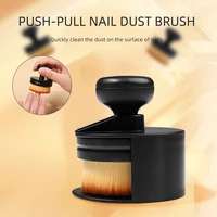 1PCS Simple Push-Pull Nails Art Brush Dust Cleaning Make Up Brush Manicure Accessories equipment Tools 1