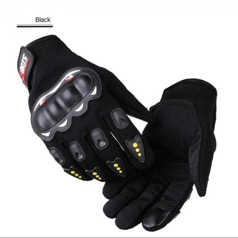 Motorcycle gloves Fitness gloves Bicycle gloves Full Finger Protective Outdoor Knight Sports Breathable Racing Cycling Street Riding