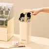 Automatic Lifting Cosmetics Storage Box Dustproof Makeup Brush Holder Desktop Makeup Tools Lipstick Eyebrow Pen Holder Organizer 3