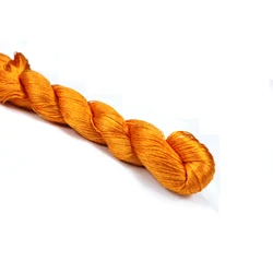 Premium Yellow Silk Embroidery Thread - 100% Pure Silk (8)