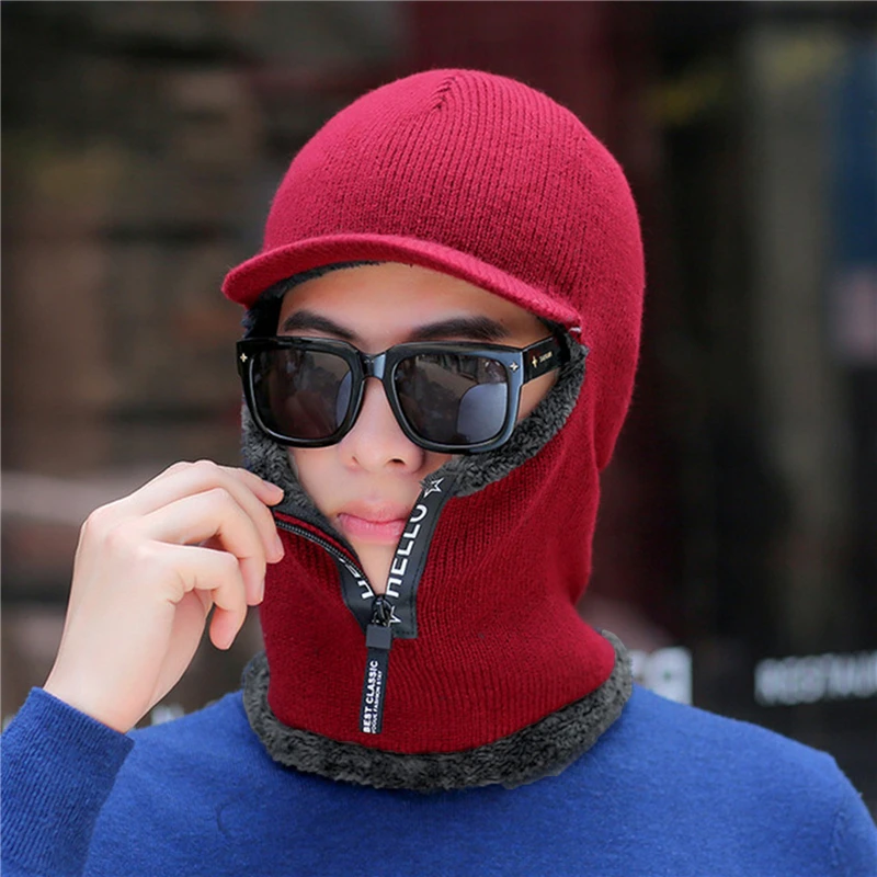 Men’s Winter Wool Hat with Ear Protection 6