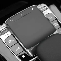 Car Accessories TPU Center Control Mouse Screen Protector Cover (Silver)