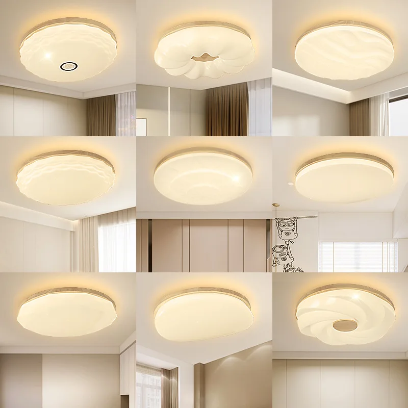

Nordic Master Bedroom Ceiling Lamp Modern Simple Home Minimalist round Living Room Study Light Luxury Led Room Lights