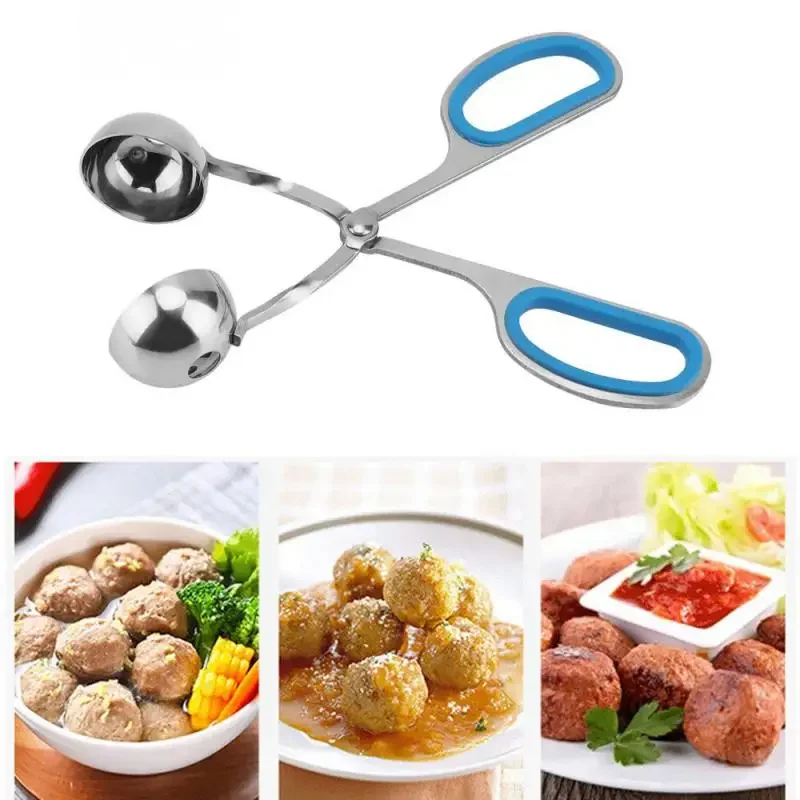 Meatball Maker 304 Stainless Steel Meatball Sandwich Meatball Maker Food Clip Stuffing Meatballs DIY Fish Ball Egg Ball Machine Kitchen Tools