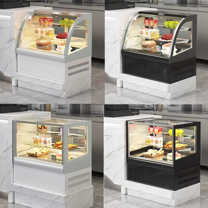 Restaurant Kitchen Machine Refrigerated Cake Showcase Cake Fridge Cooler Display Case - Image 4