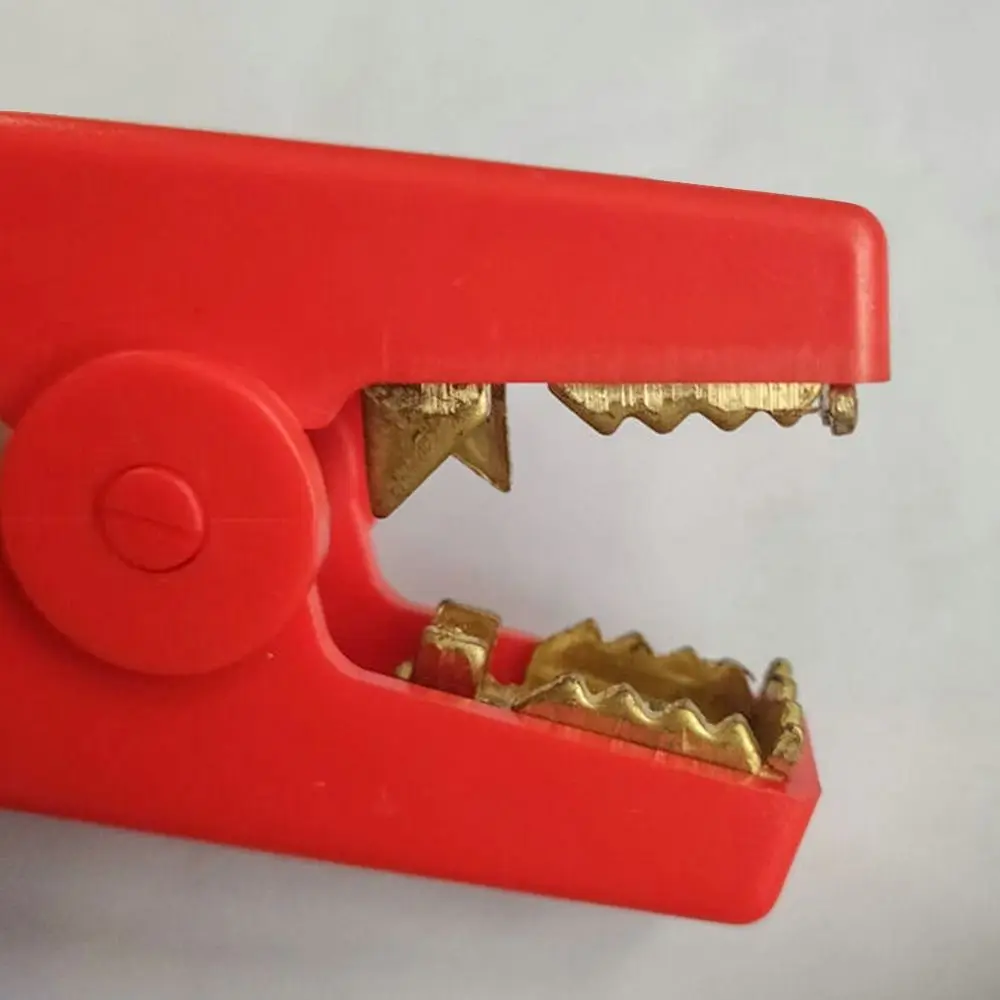 100A Emergency Power Supply Strong Battery Charging Clip Crocodile Clip Car Grounding Wire Starting Battery Connectors