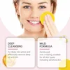 EELHOE Turmeric Kojic Acid Facial Cleansing Pads Cleaning Remover Pores Dirt Moisturizer Face Exfoliating Daily Clean Skin Care 4