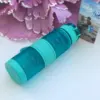 1PC 1000ml BPA Free Leak Proof Sports Water Bottle With Time Marker High Quality Tour Hiking Portable My Favorite Drink Bottles 2