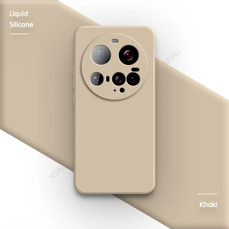 Premium Square Silicone Phone Case - Classic High-Quality Back Cover
