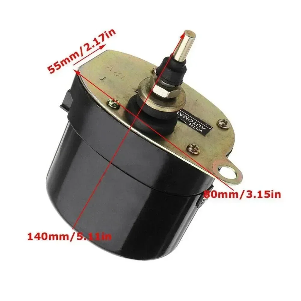 FEELING ]1PCS 12V Universal WindsHield Wiper Motor 105° For Tractor Boat Rv Red I.340369309