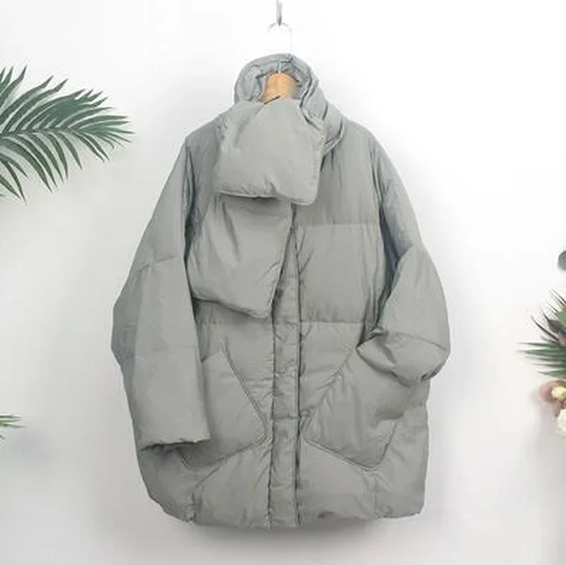 Рисунок 6 - Женские свободные толстые парки с круглым вырезом