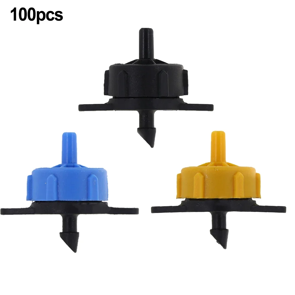 정원과 잔디밭을 위한 100개의 압력 보상 드리퍼(유량 2L/H, 4L/H, 8L/H)를 갖춘 효율적인 급수 솔루션