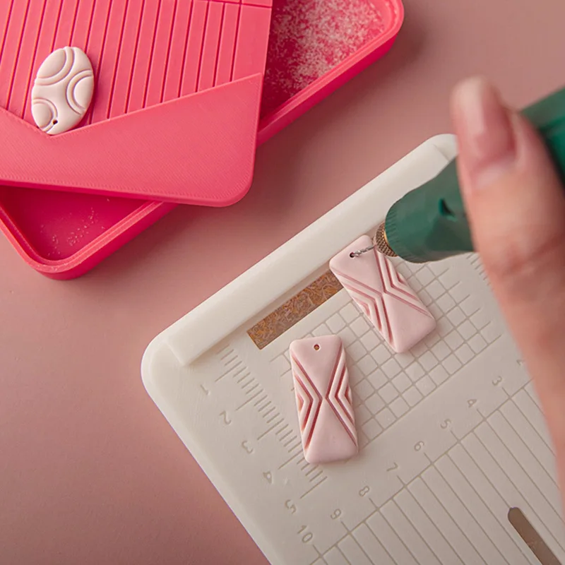 Stud Post Embedding Tool for Polymer Clay Earring Earring Drilling