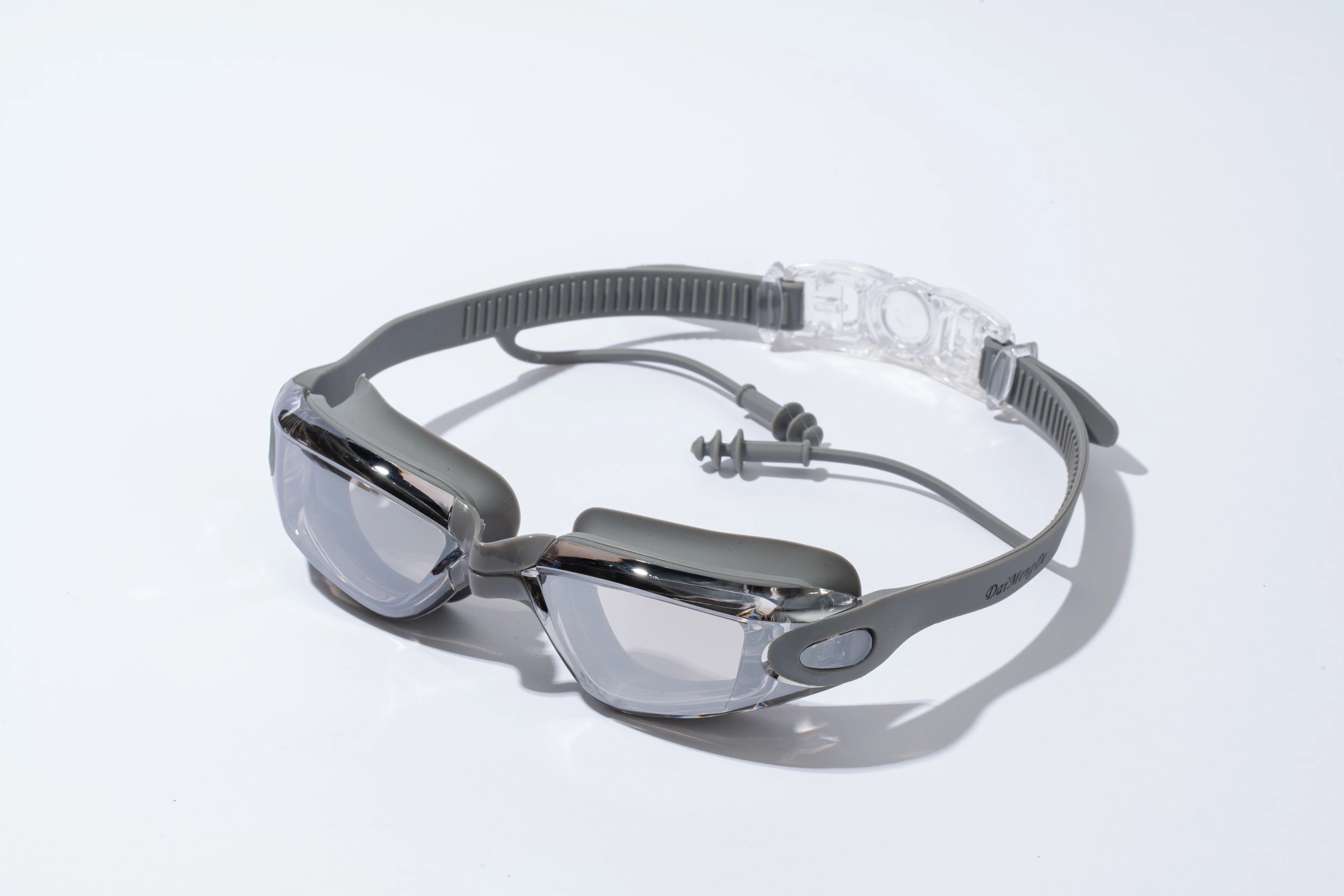Professional Adult Swim Goggles Waterproof Fog-proof Racing Goggles Men Women Cool Silver Plated Swimming Equip