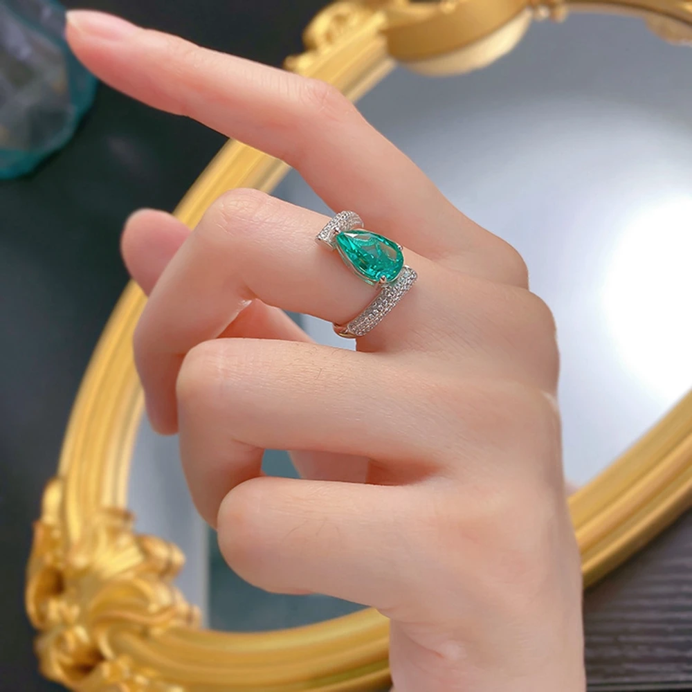 Anillo Pandora Disney Anillo De Plata 925 Con Turmalina Paraiba