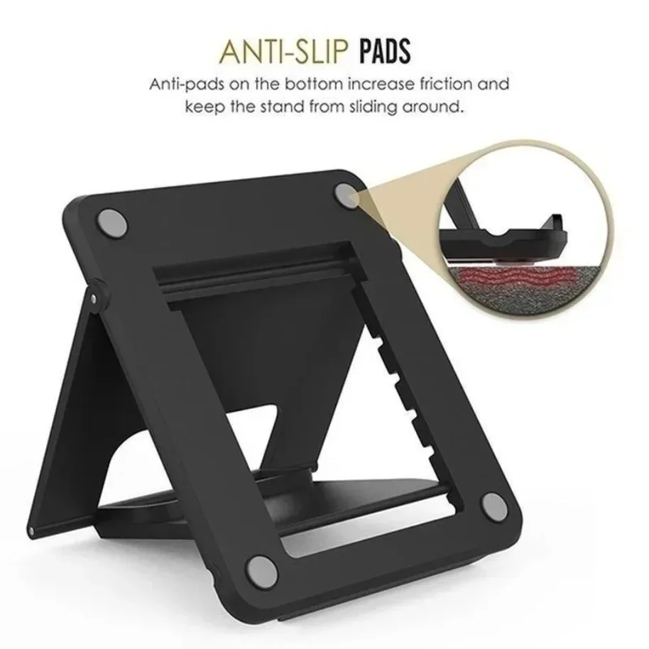 Universal Mini Creative Portable Folding Plastic Phone Holder Tablet Computer Stand For iPhone 17 16 15 14 13 12 Xiaomi Samsung