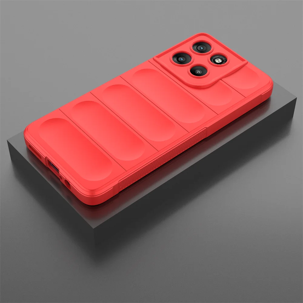 Enhanced Airbag Cushion Rubber Back Case with Rugged Armor Silicone Protection