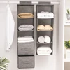 1/3/4/5Layer Storage hanging bag, multifunctional clothing organizing bag, Foldable Closet Clothes Sorting Bag Storage Pouch 2