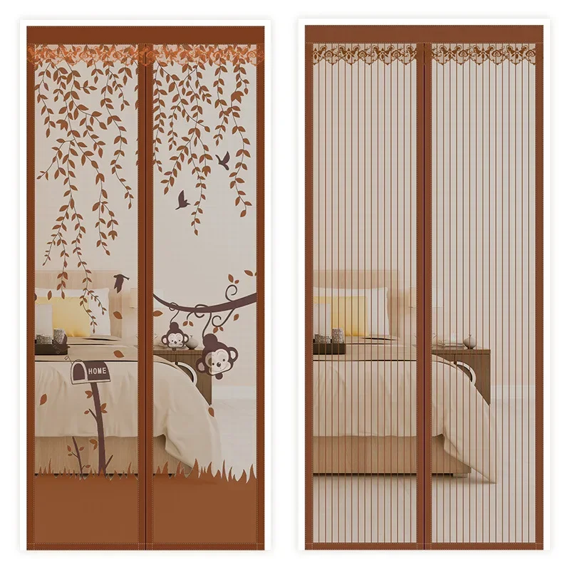Door Curtain Magnet Mosquito Net Magnetic Curtain Fly Insect Screen Mesh Auto Closing Screen Door Curtain 220cm Dropshipping 5
