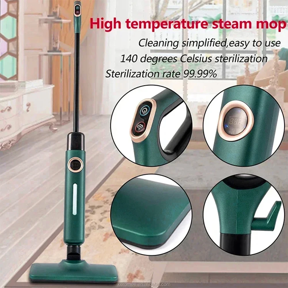 New design steam mop flexible carpet cordless steam mop 10 in 1 steam cleaner machine mop vacuum carpet cleaner with pad 2