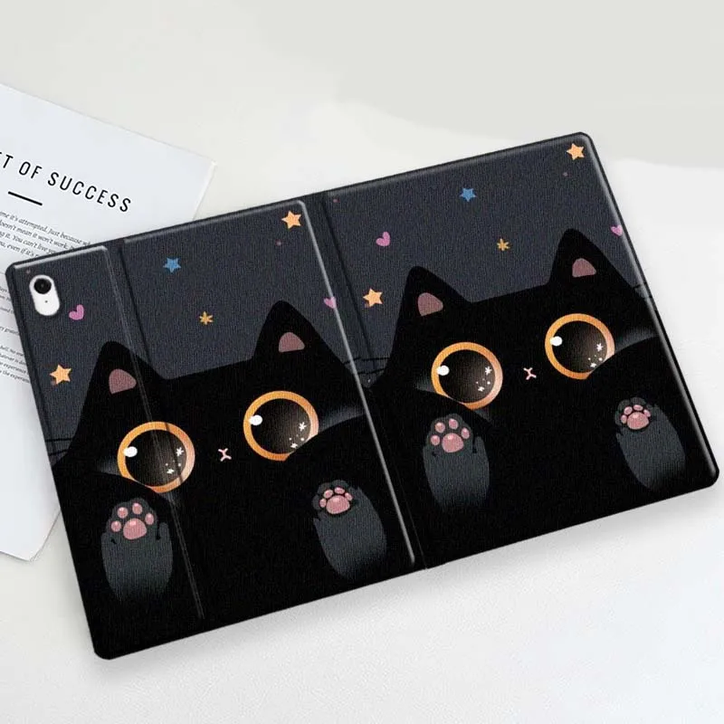 Cartoon Cat Star Tablet Case - Universal 10-Inch Cover