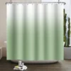 Solid Color Ombre Shower Curtain for Bathroom Gradient Textured Modern Abstract Elegant Chic Waterproof Shower Curtain With Hook 5