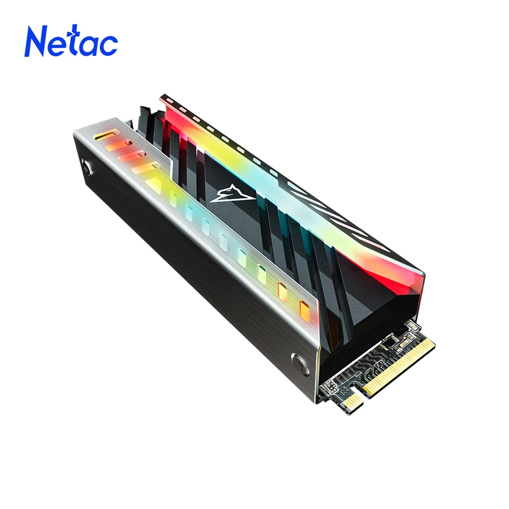 Netac SSD M2 NVMe 500gb 1 ׶Ʈ 2 ׶Ʈ SSD RGB M.2 2280 PCIe ũž  ָ Ʈ ̺ ϵ ũ