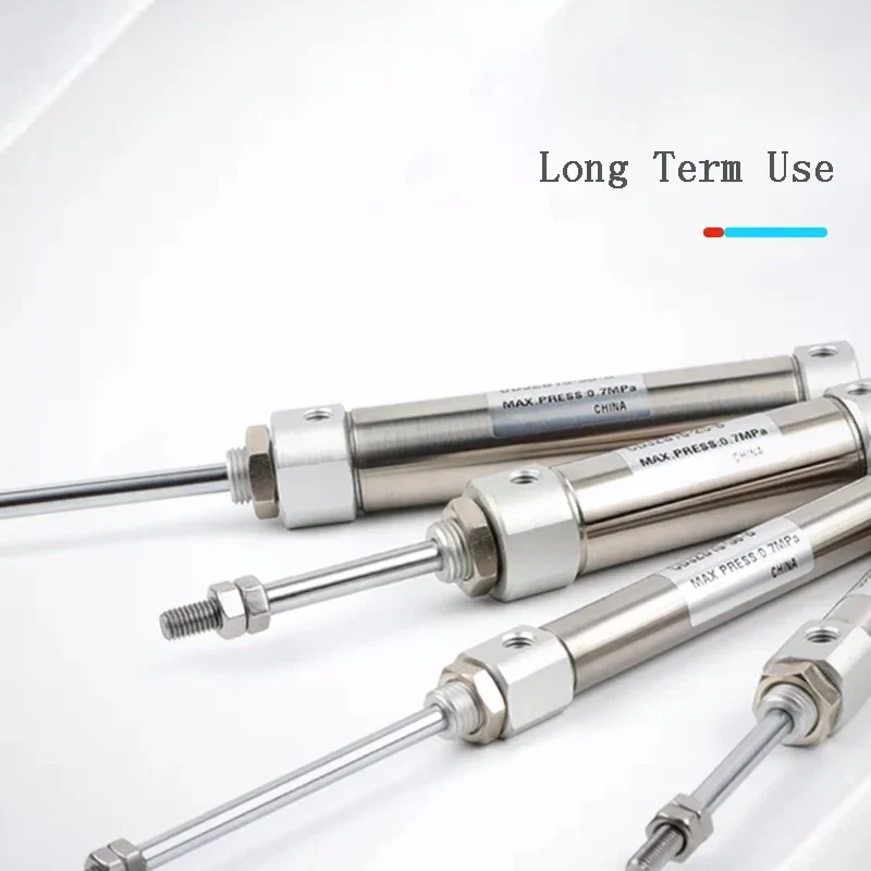 กระบอกลมนิวเมติกแบบสองทาง รุ่น CDJ2B ขนาดเล็ก ก้านเดี่ยว ขนาดรู 10 มม. 12 มม. 16 มม. ขนาดรู 20 มม. 25 มม. 30 มม. ระยะชัก 150 มม. รุ่น CDJ2B16 1