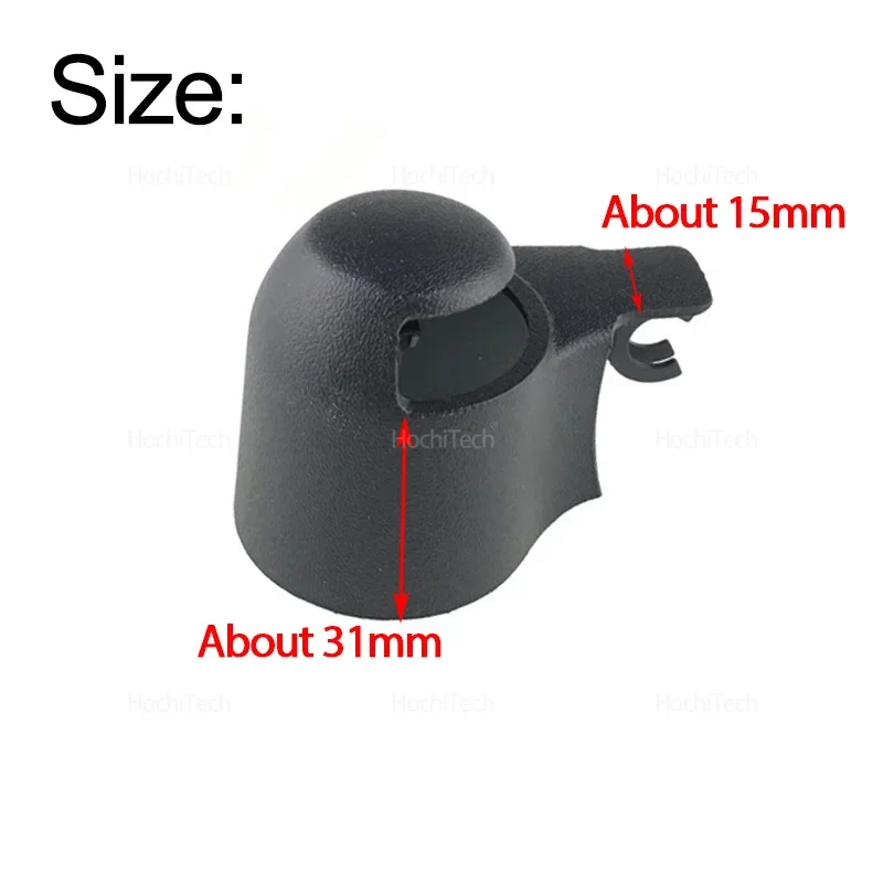 Rear Windshield Windscreen Washer Wiper Arm Nut Cover Cap for Volkswagen VW Transporter Caravelle T5 2003-2015 7H0955435 2