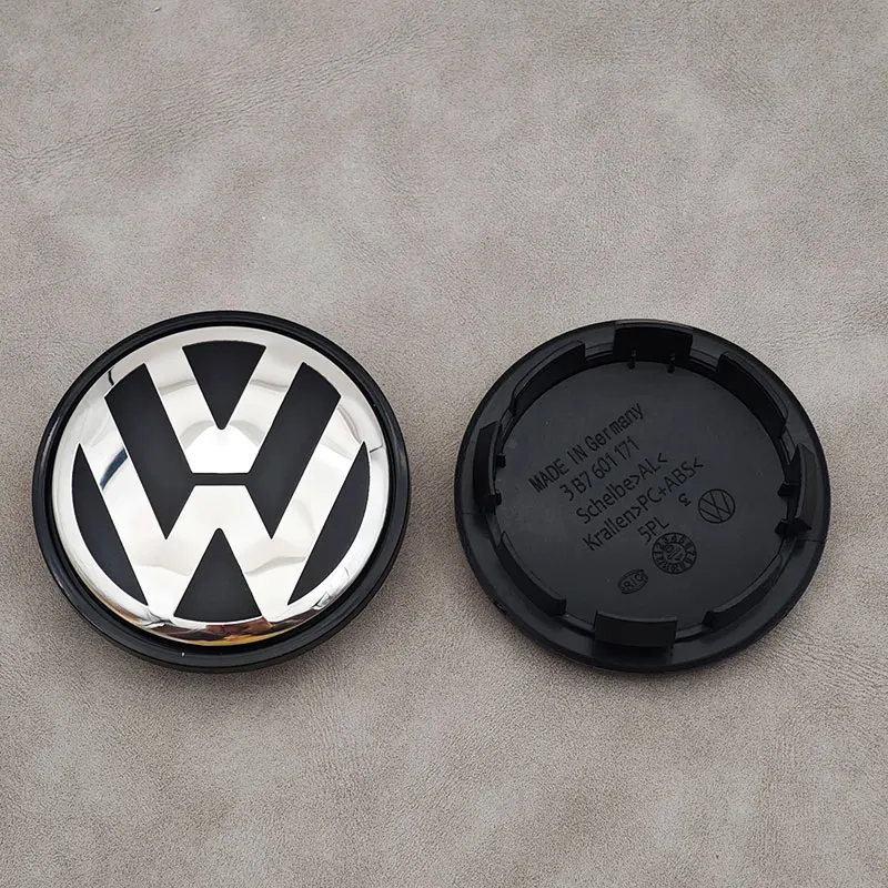 4pcs Car Wheel Hub Caps For VW Golf 4 5 6 Passat Jetta Beetle CC Bora Polo Touareg Tiguan-wheel hub covers,wheel hub caps