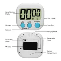 ตัวจับเวลาแบบดิจิตอลสำหรับเด็ก อุปกรณ์สำหรับครู ตัวจับเวลาในห้องเรียนสำหรับการเรียน การจัดการการเรียนรู้ งานครัว การออกกำลังกาย 6