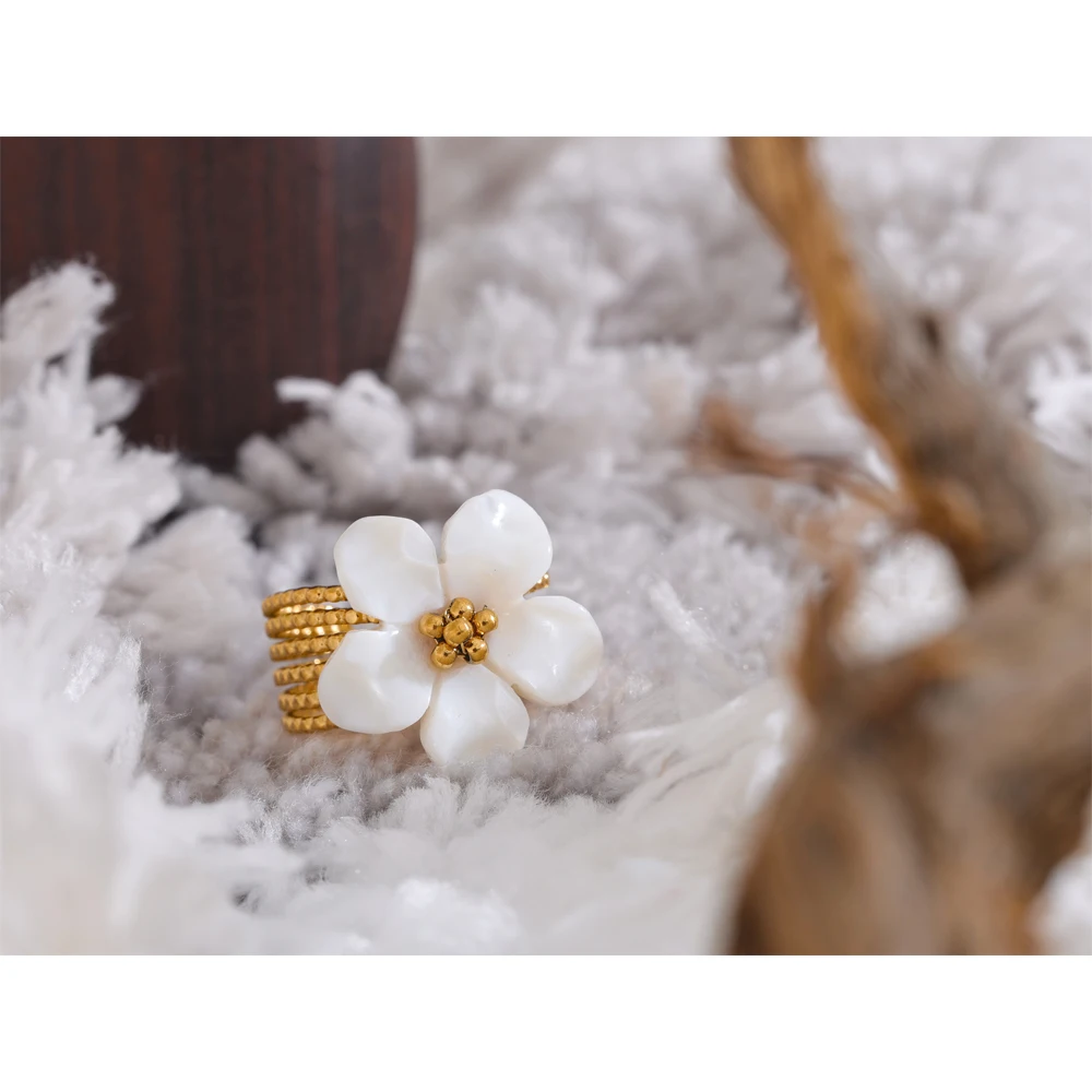 Anillo Flor del ciruelo - Imagen 4