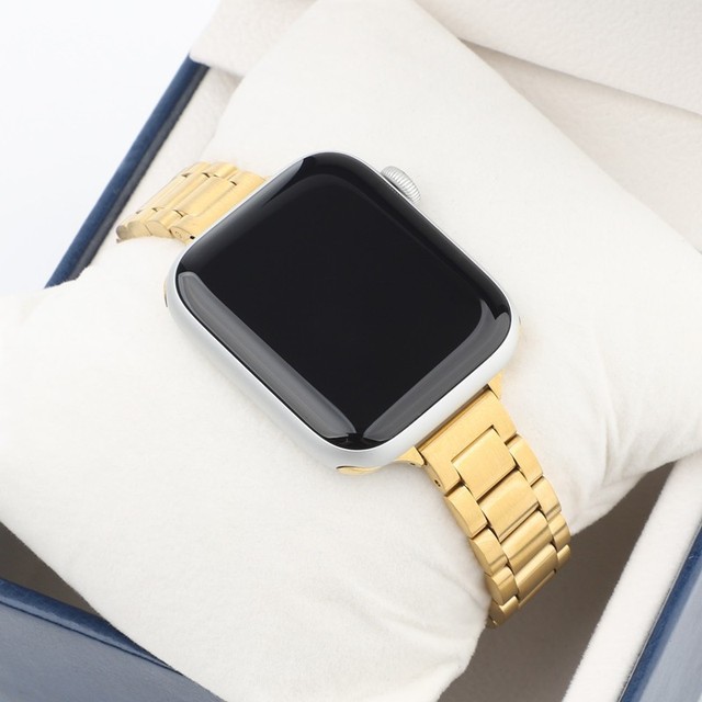 Steel Strap For Apple Watch Band 38mm Series 7654 42 40mm 41 45 44mm Slim Metal Bracelet For iWatch Se 321 Accessories
