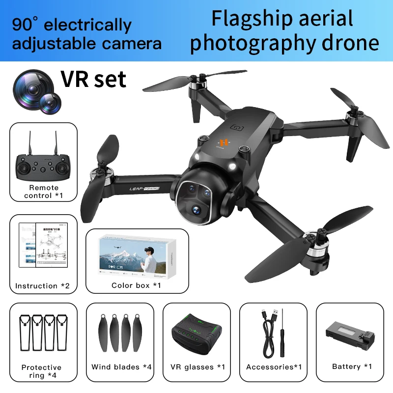 Remote Control Drone With Vr Camera Drone With 4K HD FPV Camera